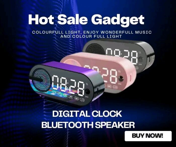 DIGITAL CLOCK BLUETOOTH SPEAKER