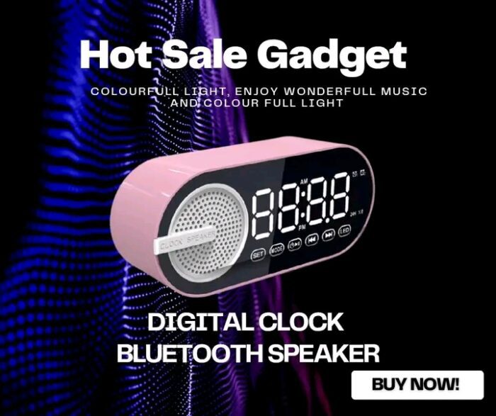 DIGITAL CLOCK BLUETOOTH SPEAKER - Image 3