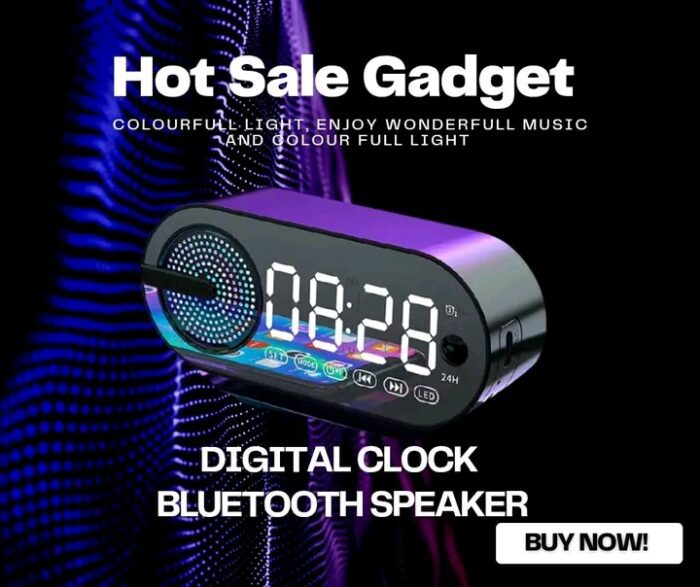DIGITAL CLOCK BLUETOOTH SPEAKER - Image 4