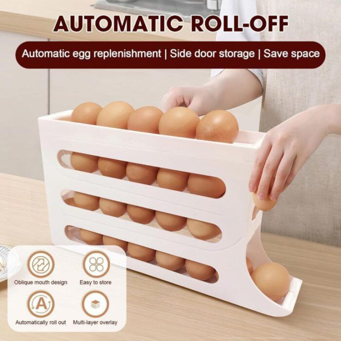 Four Layer Egg Dispenser Egg Basket - Image 2