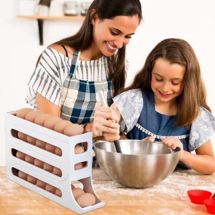 Four Layer Egg Dispenser Egg Basket - Image 3