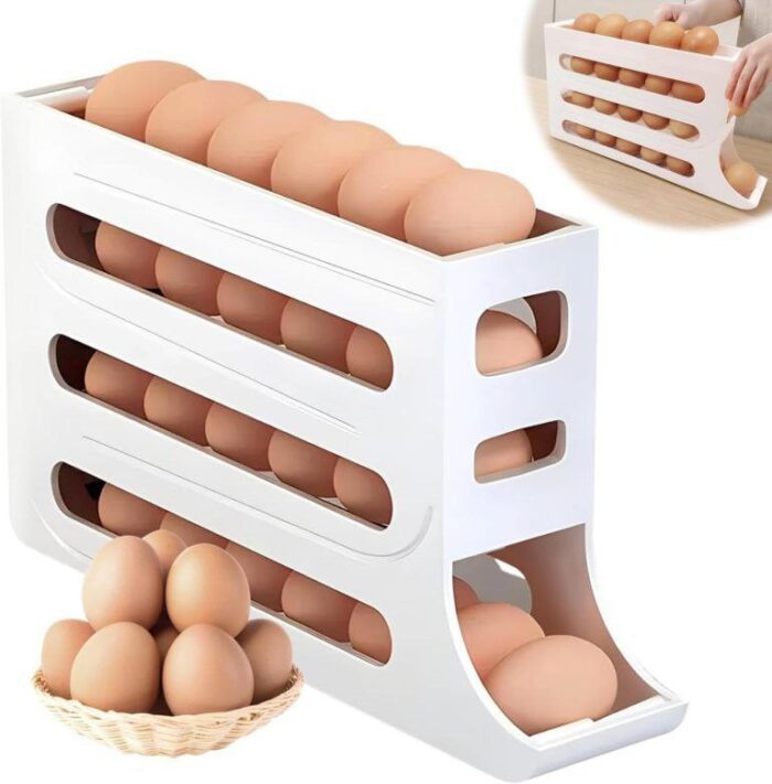 Four Layer Egg Dispenser Egg Basket - Image 4